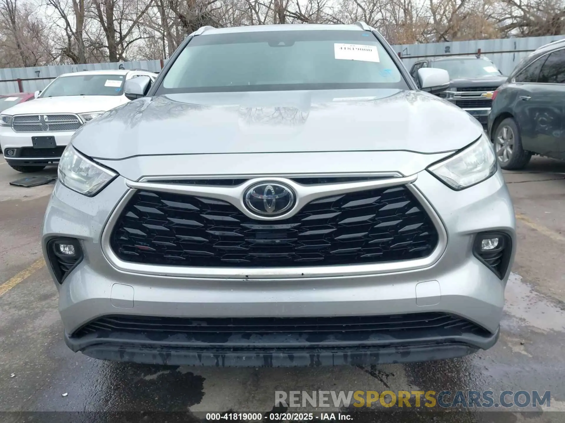 13 fotografías del automóvil dañado 5TDGZRBH1LS502142 TOYOTA HIGHLANDER 2020