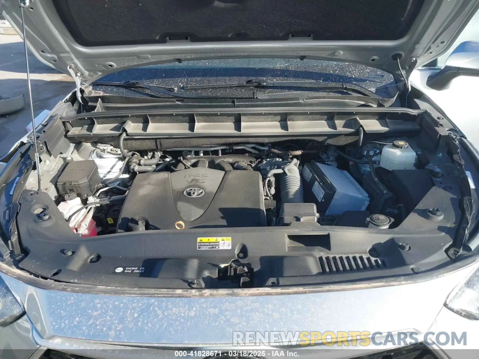 10 fotografías del automóvil dañado 5TDGZRBH1LS520642 TOYOTA HIGHLANDER 2020