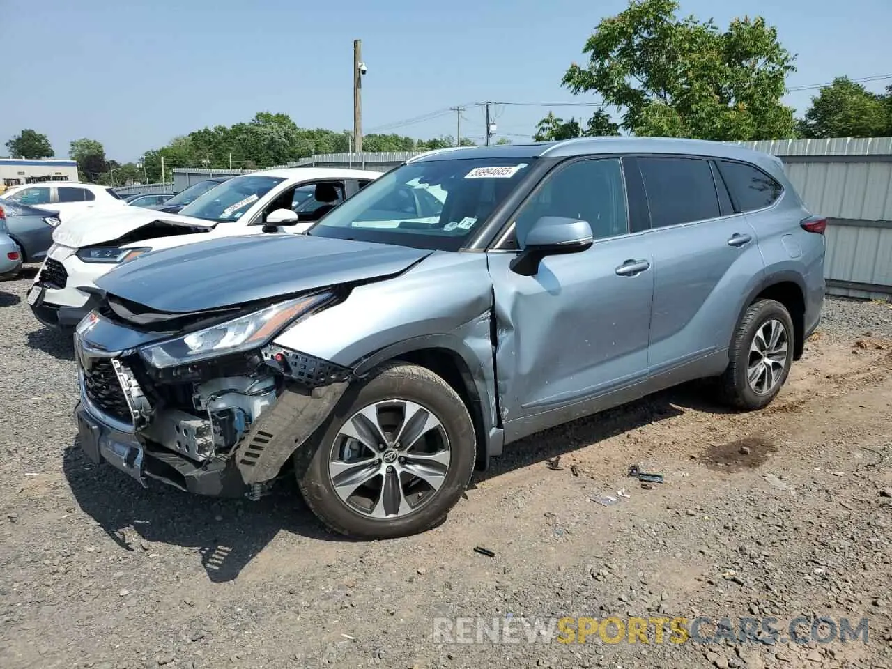 1 fotografías del automóvil dañado 5TDGZRBH2LS004578 TOYOTA HIGHLANDER 2020