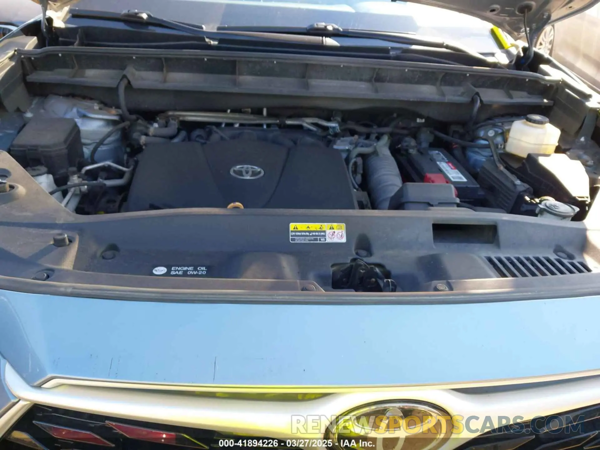 10 fotografías del automóvil dañado 5TDGZRBH2LS021333 TOYOTA HIGHLANDER 2020