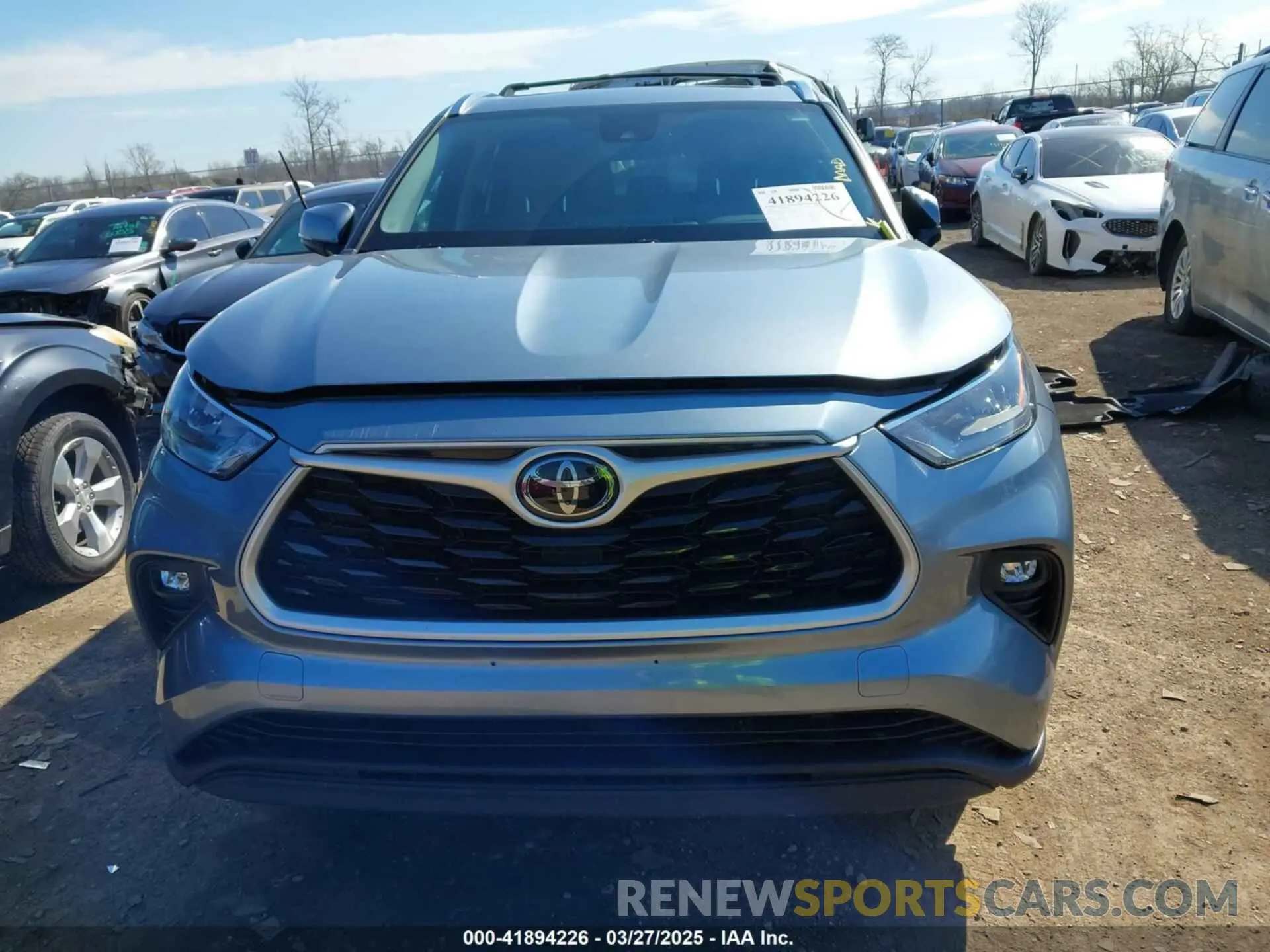 12 fotografías del automóvil dañado 5TDGZRBH2LS021333 TOYOTA HIGHLANDER 2020