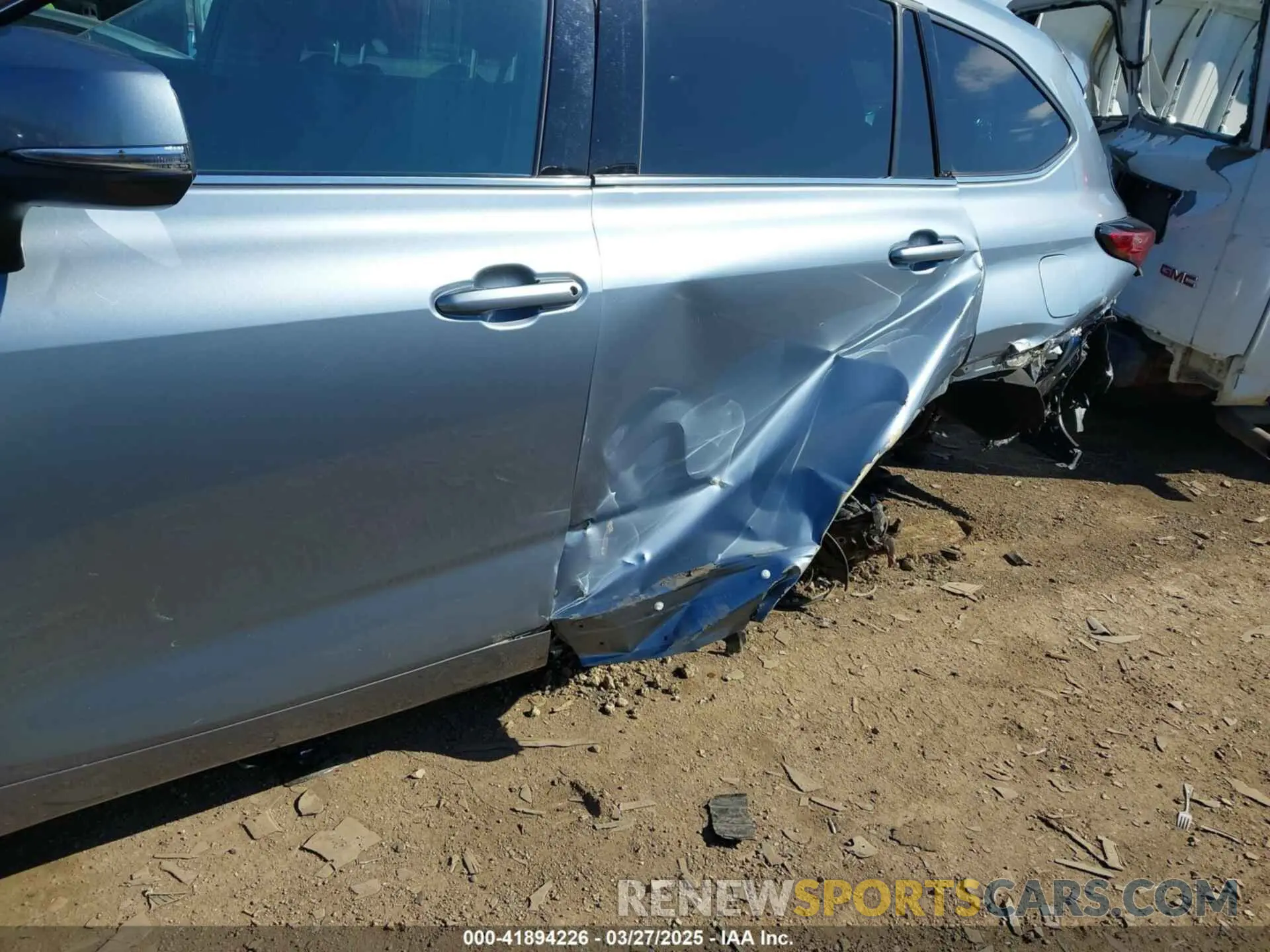 6 fotografías del automóvil dañado 5TDGZRBH2LS021333 TOYOTA HIGHLANDER 2020