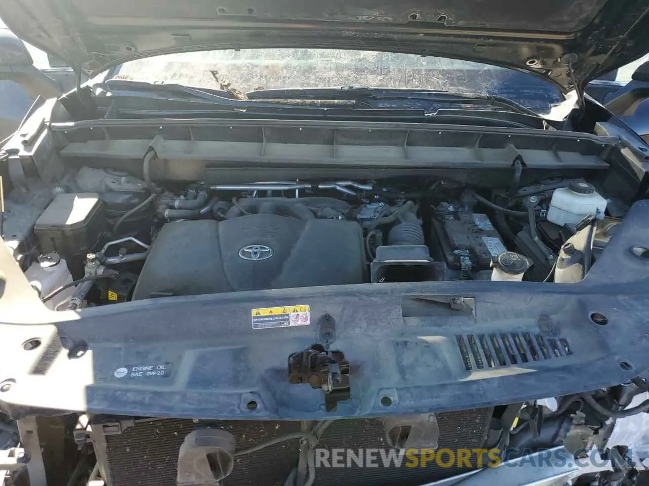 12 fotografías del automóvil dañado 5TDGZRBH2LS043543 TOYOTA HIGHLANDER 2020