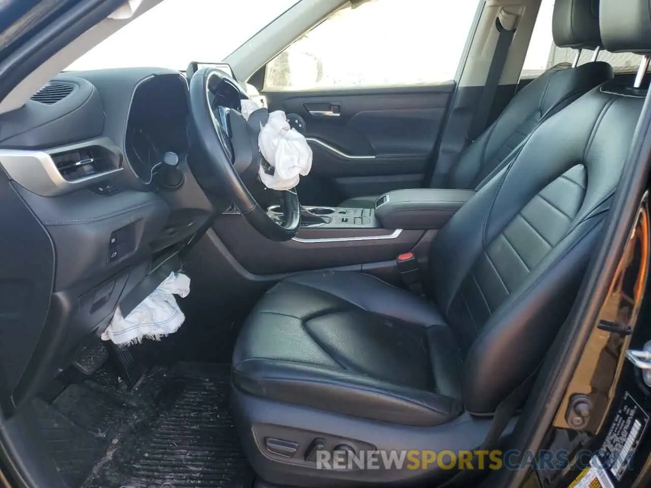 7 fotografías del automóvil dañado 5TDGZRBH2LS043543 TOYOTA HIGHLANDER 2020