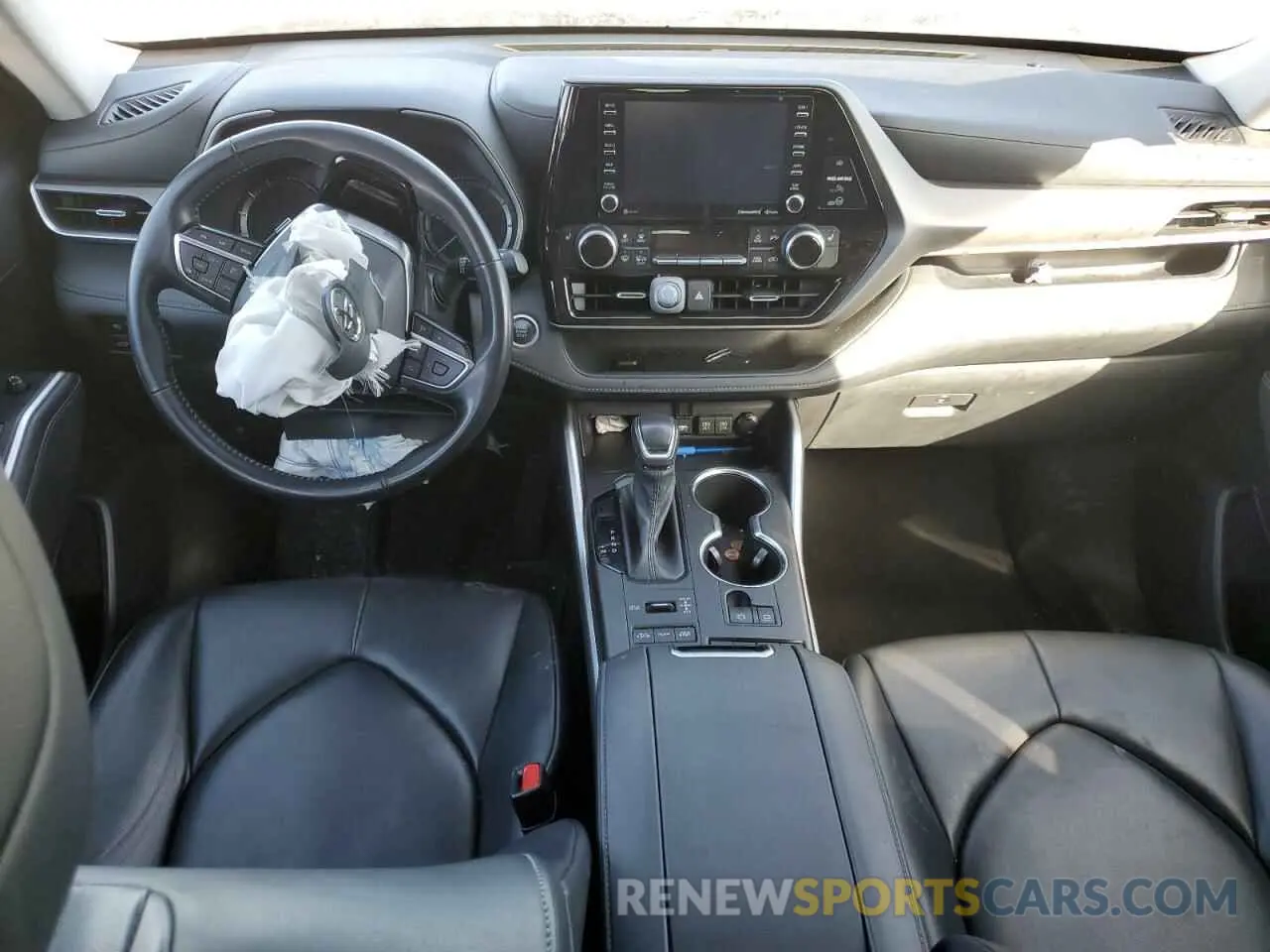 8 fotografías del automóvil dañado 5TDGZRBH2LS043543 TOYOTA HIGHLANDER 2020