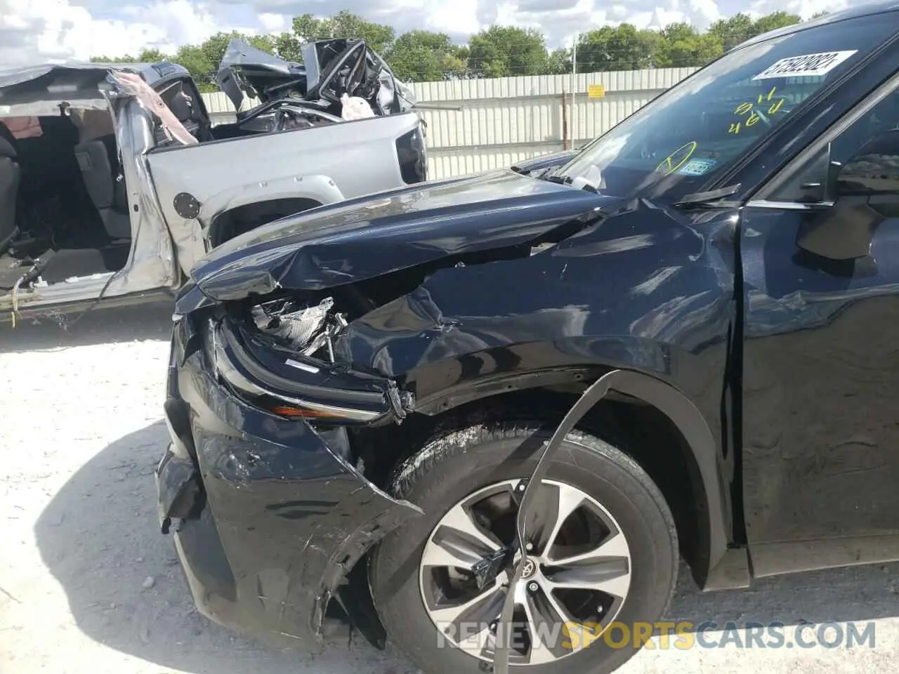 9 fotografías del automóvil dañado 5TDGZRBH2LS511464 TOYOTA HIGHLANDER 2020