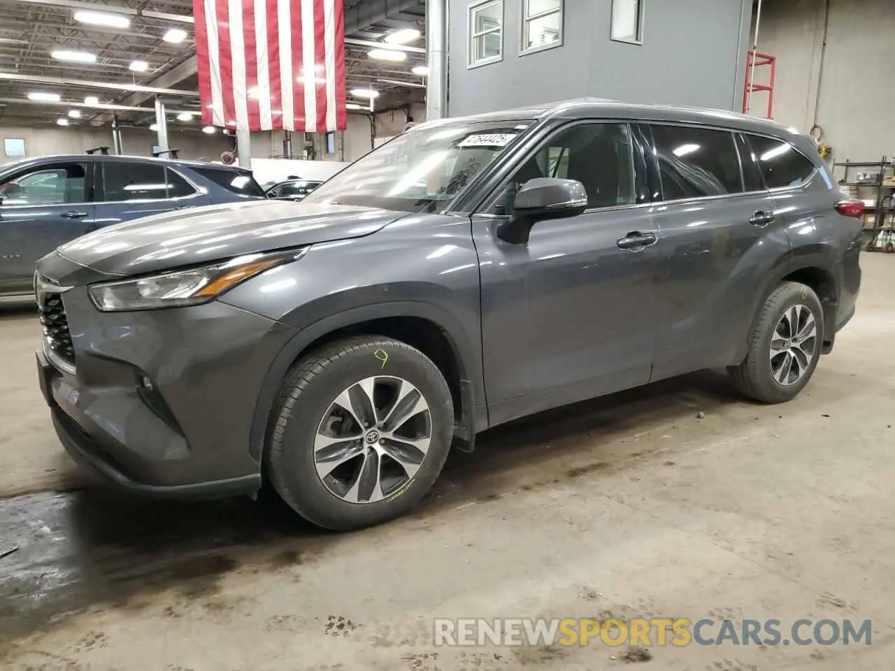 1 fotografías del automóvil dañado 5TDGZRBH3LS017789 TOYOTA HIGHLANDER 2020