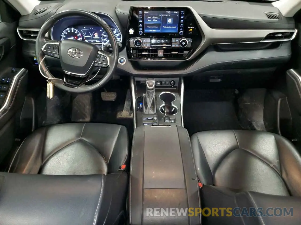 8 fotografías del automóvil dañado 5TDGZRBH3LS017789 TOYOTA HIGHLANDER 2020