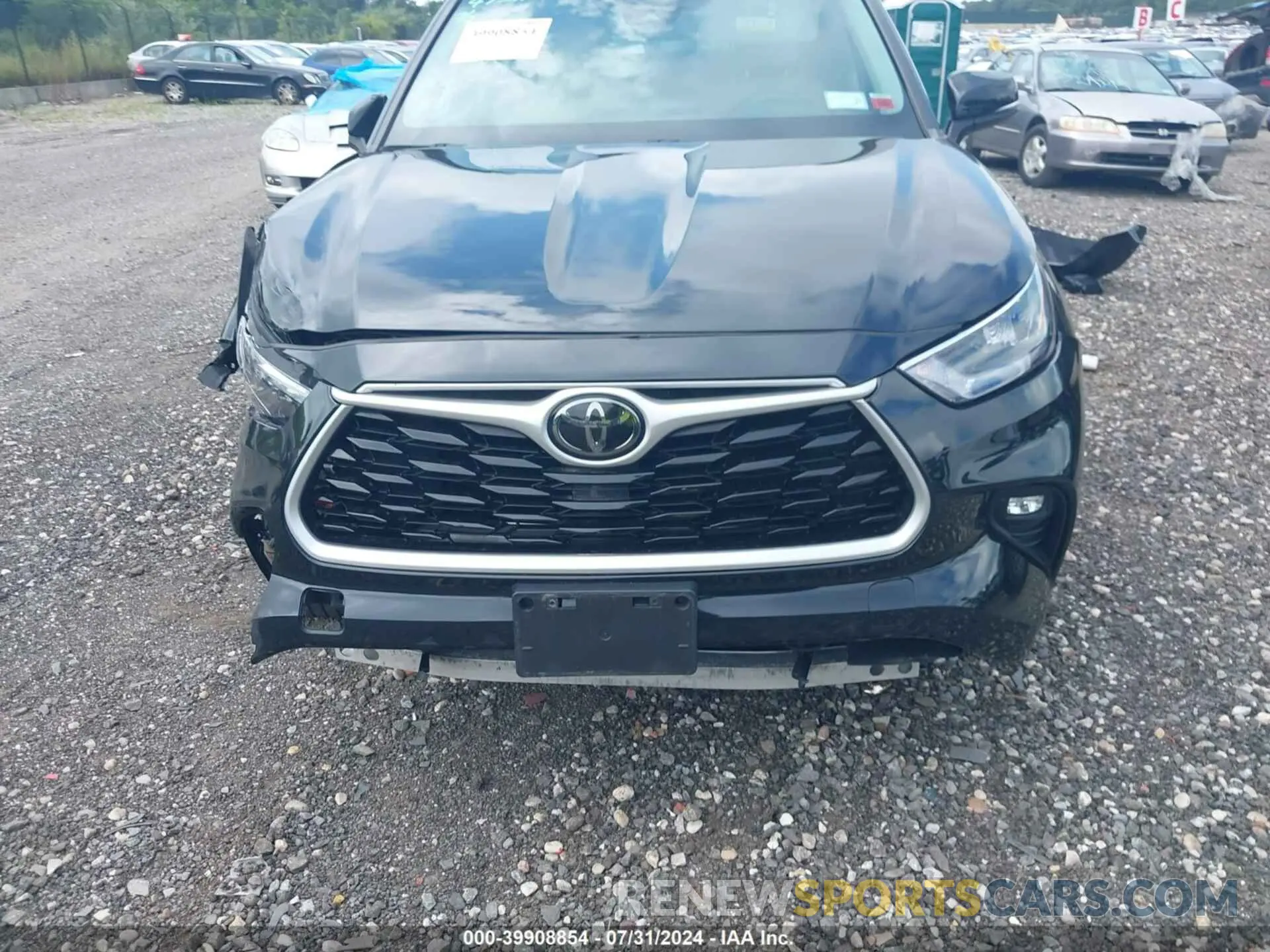 12 fotografías del automóvil dañado 5TDGZRBH3LS507746 TOYOTA HIGHLANDER 2020