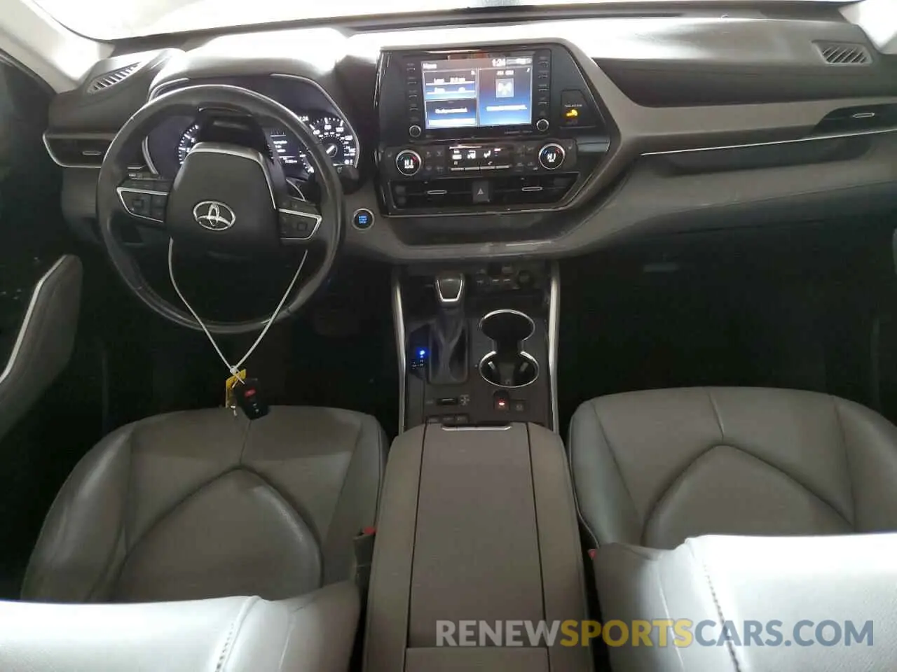 8 fotografías del automóvil dañado 5TDGZRBH3LS522022 TOYOTA HIGHLANDER 2020