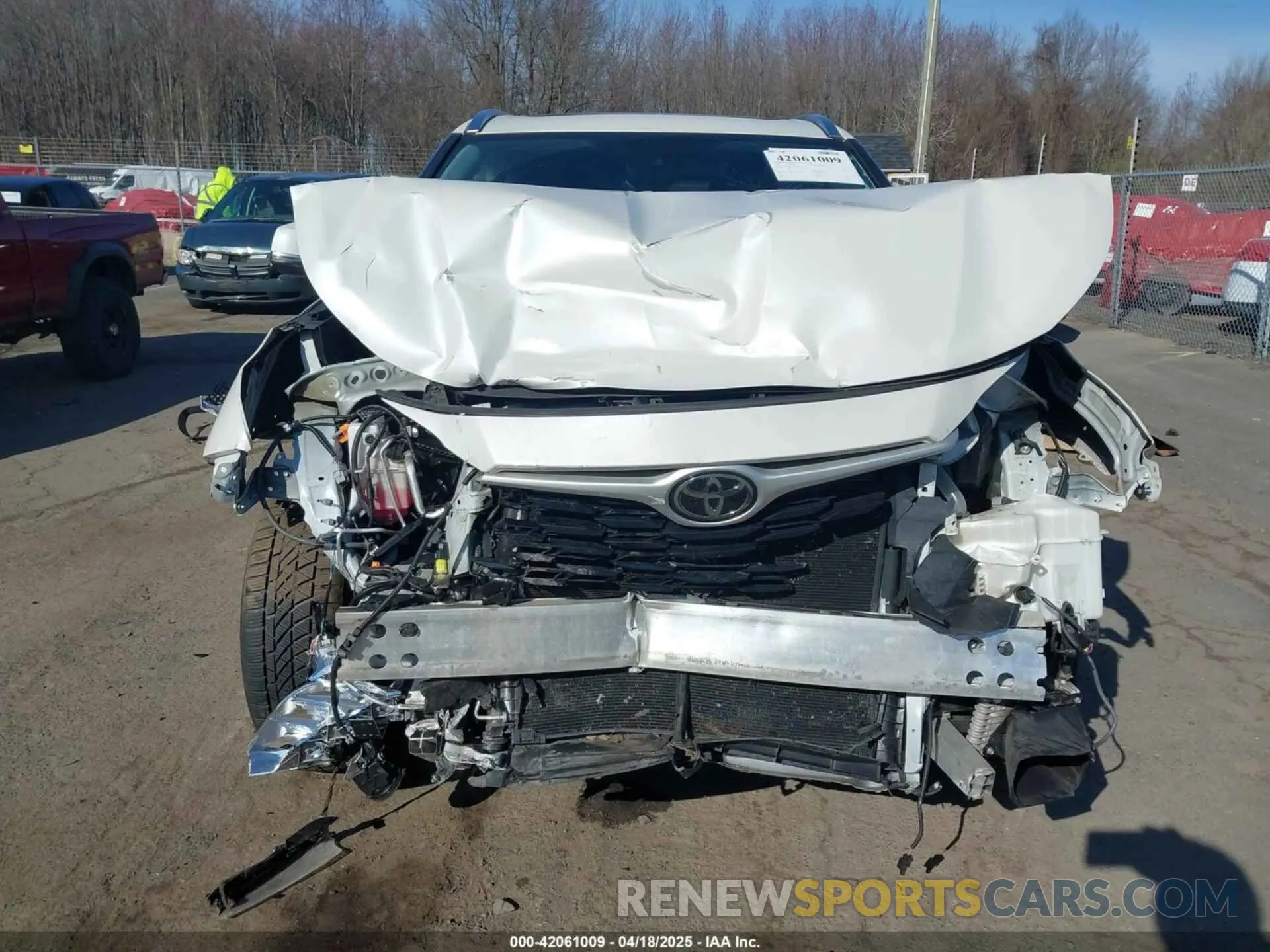 12 fotografías del automóvil dañado 5TDGZRBH4LS031264 TOYOTA HIGHLANDER 2020