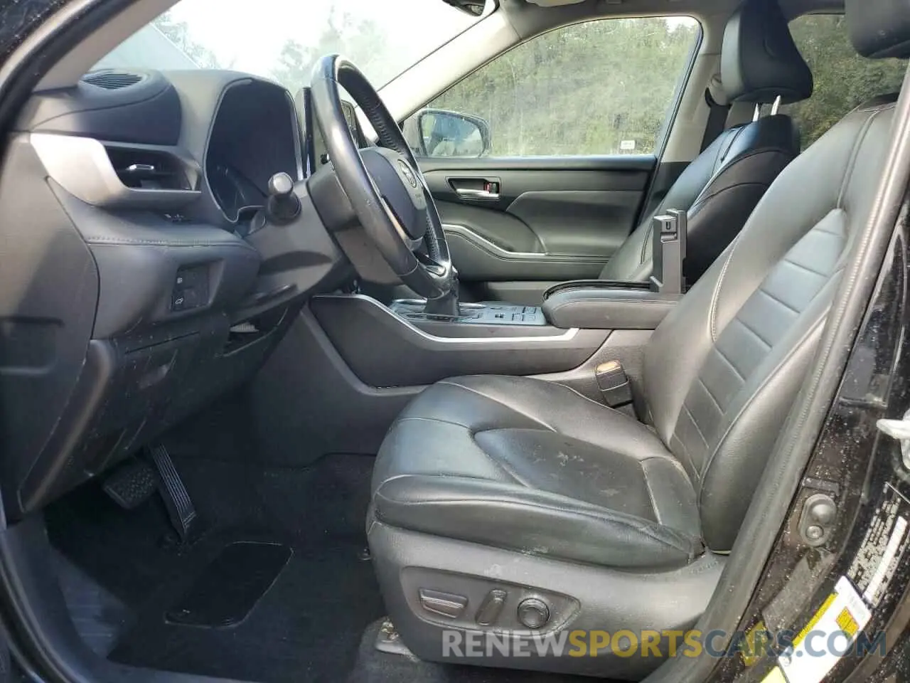7 fotografías del automóvil dañado 5TDGZRBH5LS509093 TOYOTA HIGHLANDER 2020