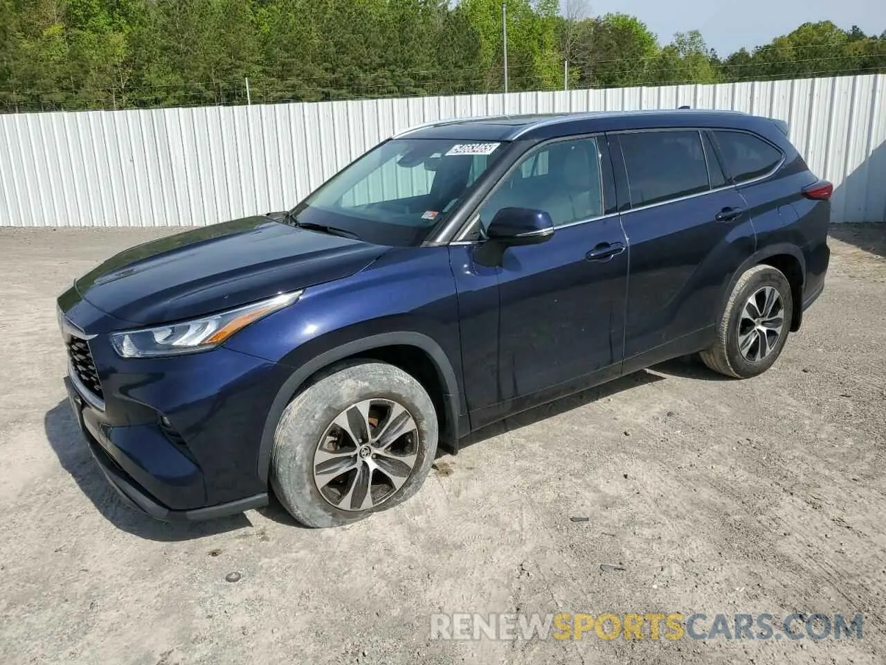 1 fotografías del automóvil dañado 5TDGZRBH6LS050513 TOYOTA HIGHLANDER 2020