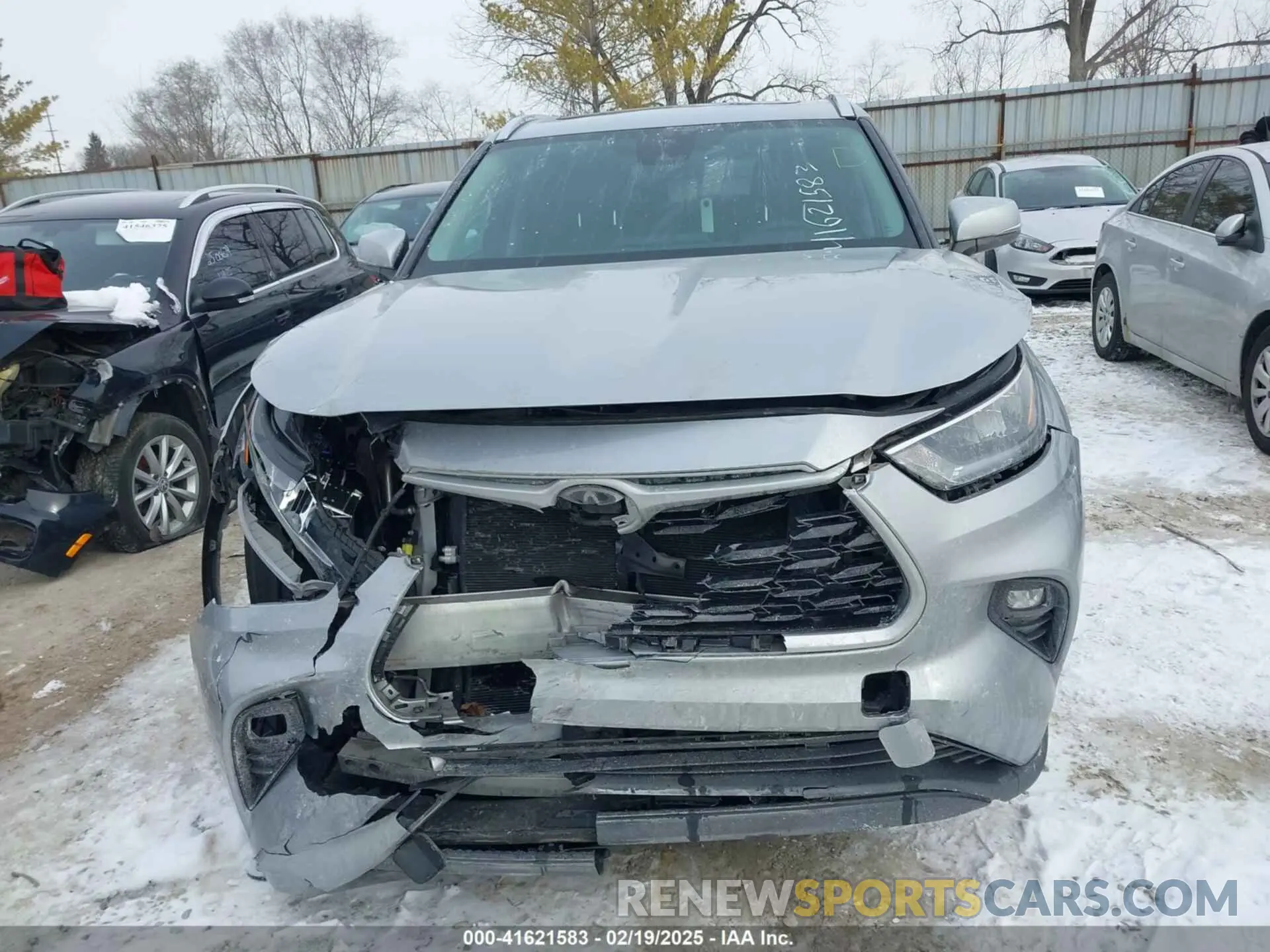12 fotografías del automóvil dañado 5TDGZRBH8LS046415 TOYOTA HIGHLANDER 2020