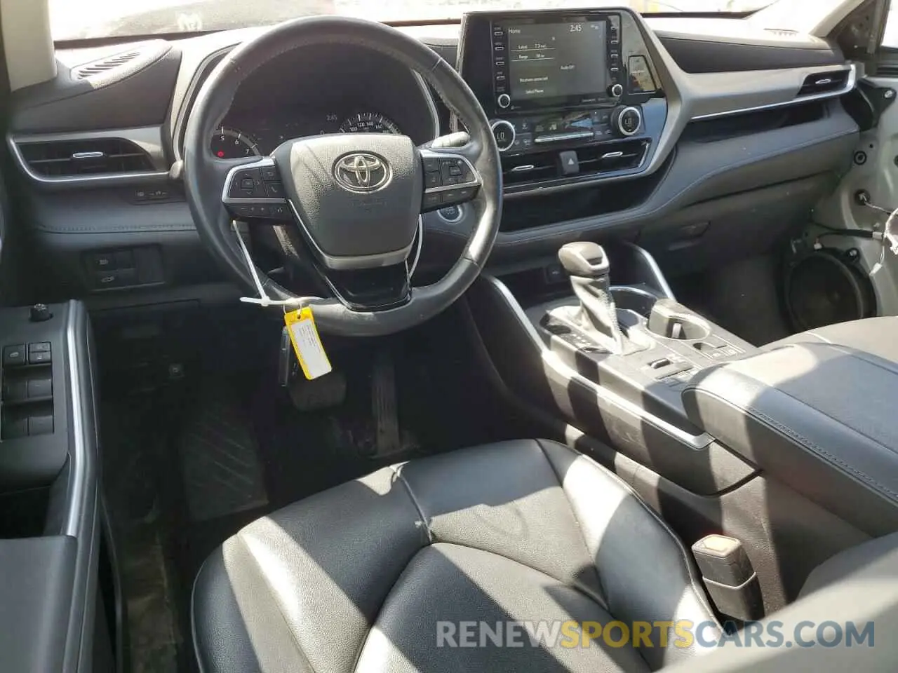 8 fotografías del automóvil dañado 5TDGZRBH8LS522520 TOYOTA HIGHLANDER 2020