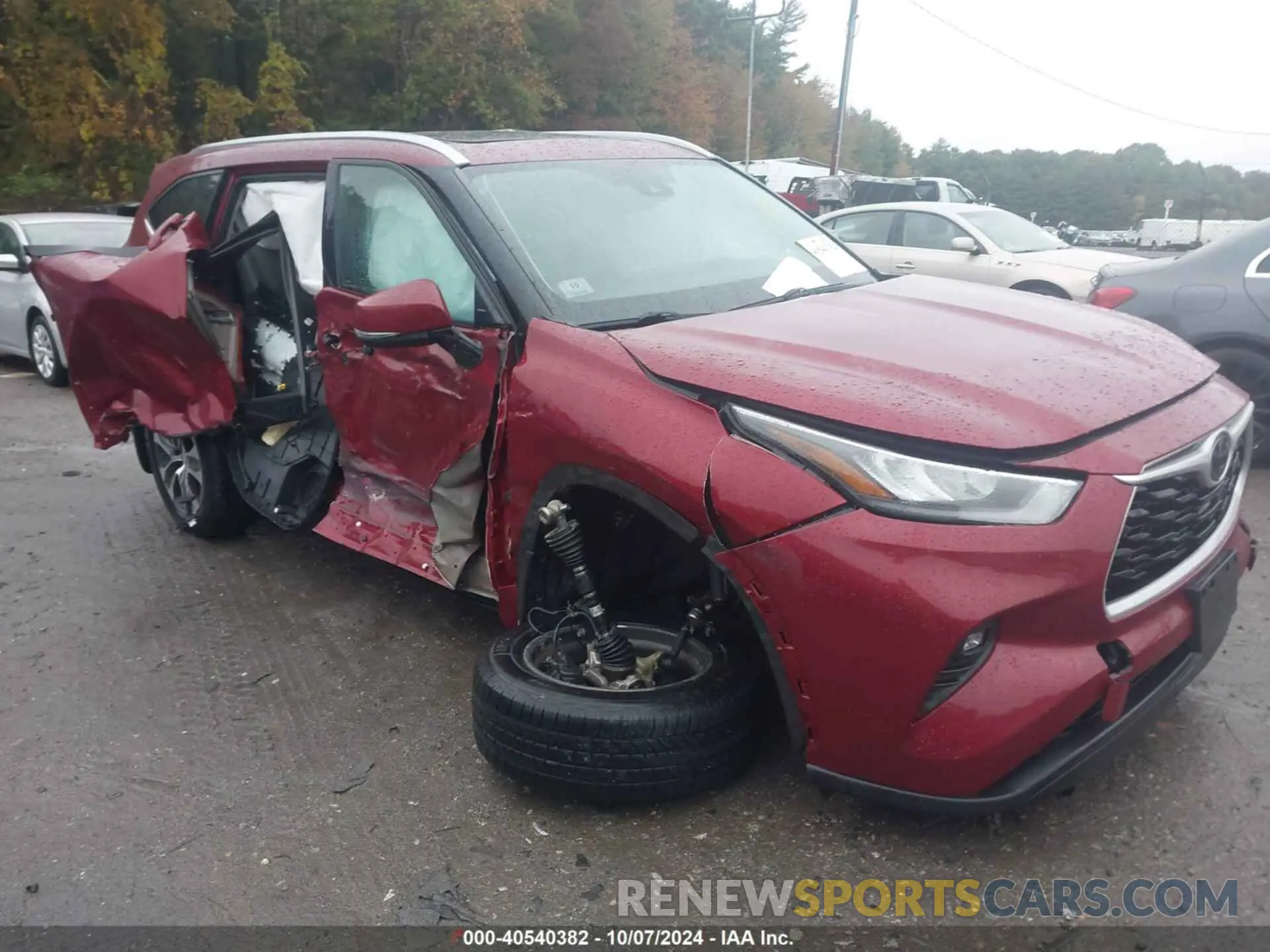 1 fotografías del automóvil dañado 5TDGZRBH9LS056273 TOYOTA HIGHLANDER 2020