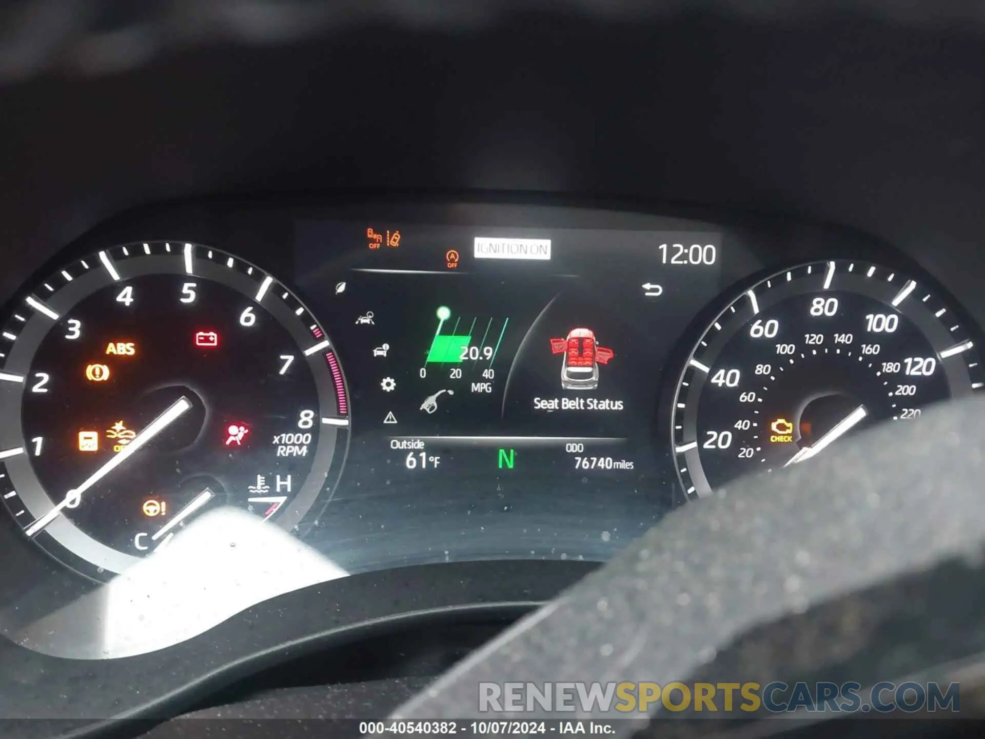 7 fotografías del automóvil dañado 5TDGZRBH9LS056273 TOYOTA HIGHLANDER 2020