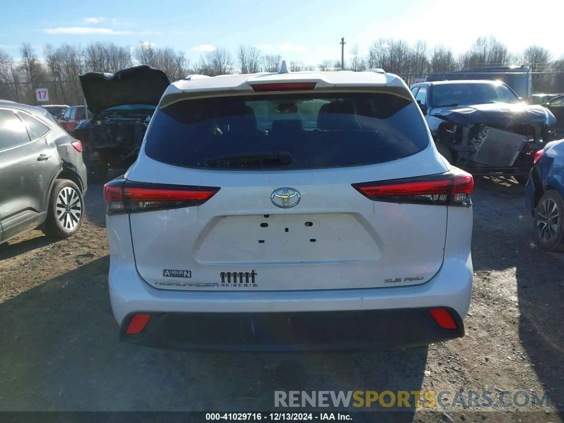 16 fotografías del automóvil dañado 5TDGZRBH9LS508688 TOYOTA HIGHLANDER 2020
