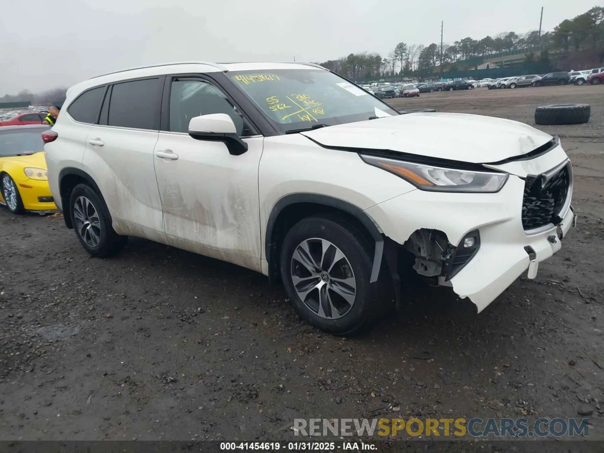 1 fotografías del automóvil dañado 5TDGZRBH9LS514040 TOYOTA HIGHLANDER 2020