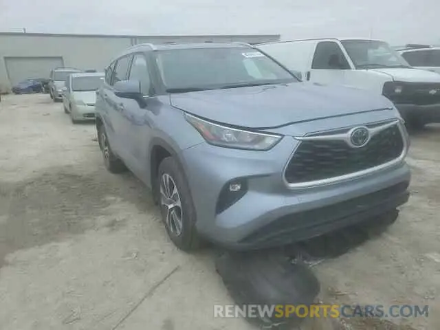 11 fotografías del automóvil dañado 5TDGZRBHXLS045606 TOYOTA HIGHLANDER 2020