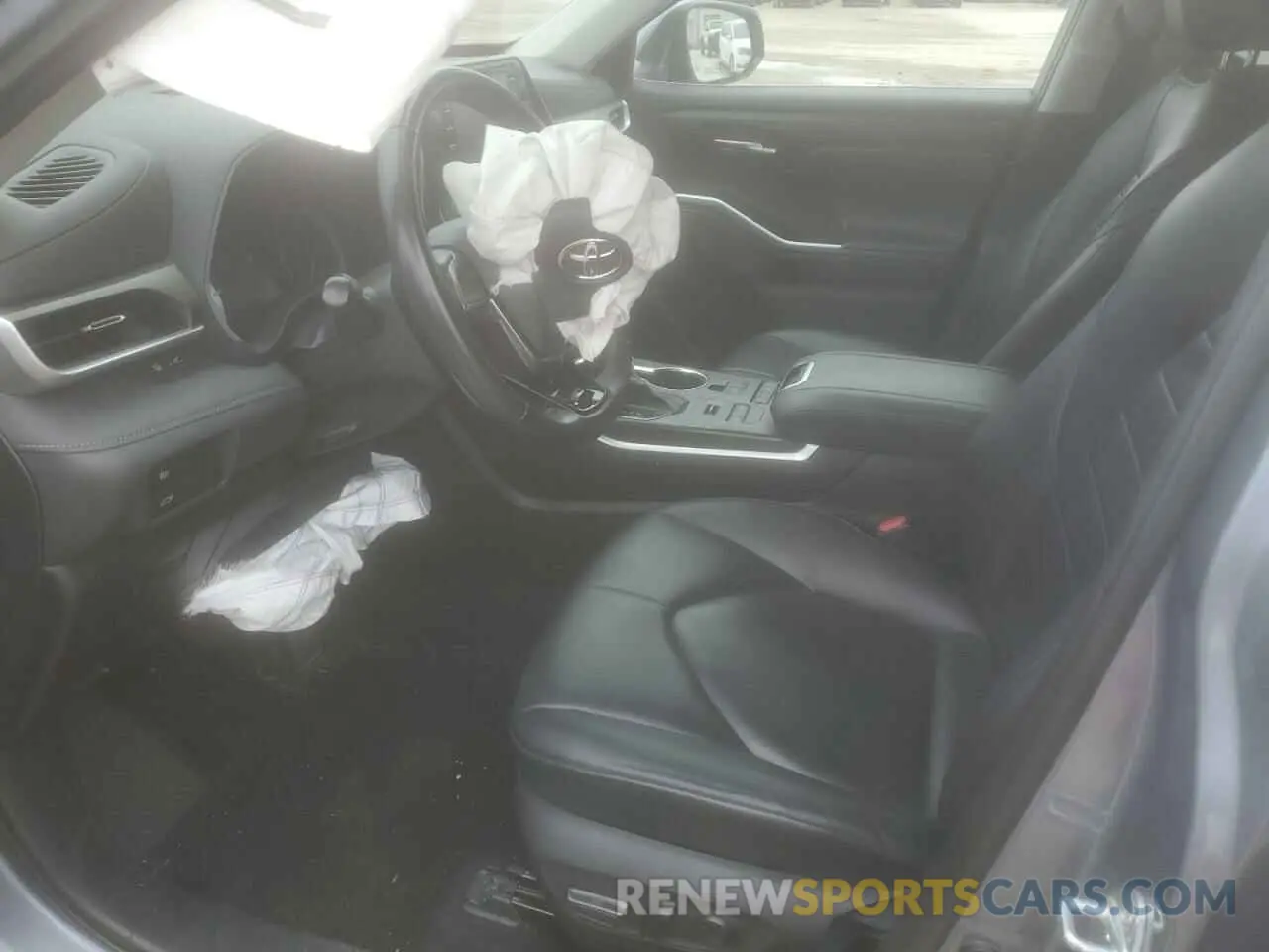 7 fotografías del automóvil dañado 5TDGZRBHXLS045606 TOYOTA HIGHLANDER 2020