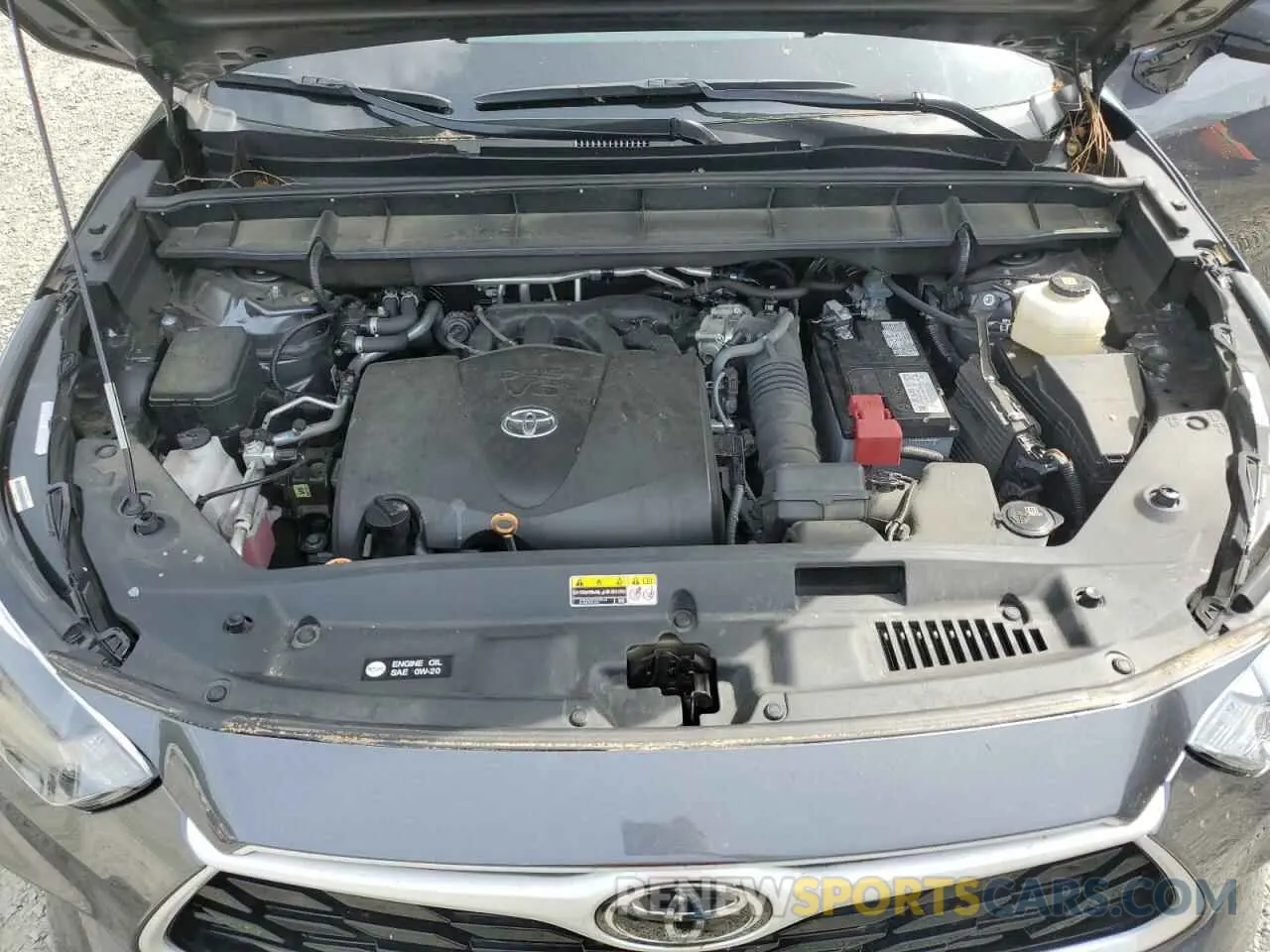 12 fotografías del automóvil dañado 5TDGZRBHXLS516539 TOYOTA HIGHLANDER 2020