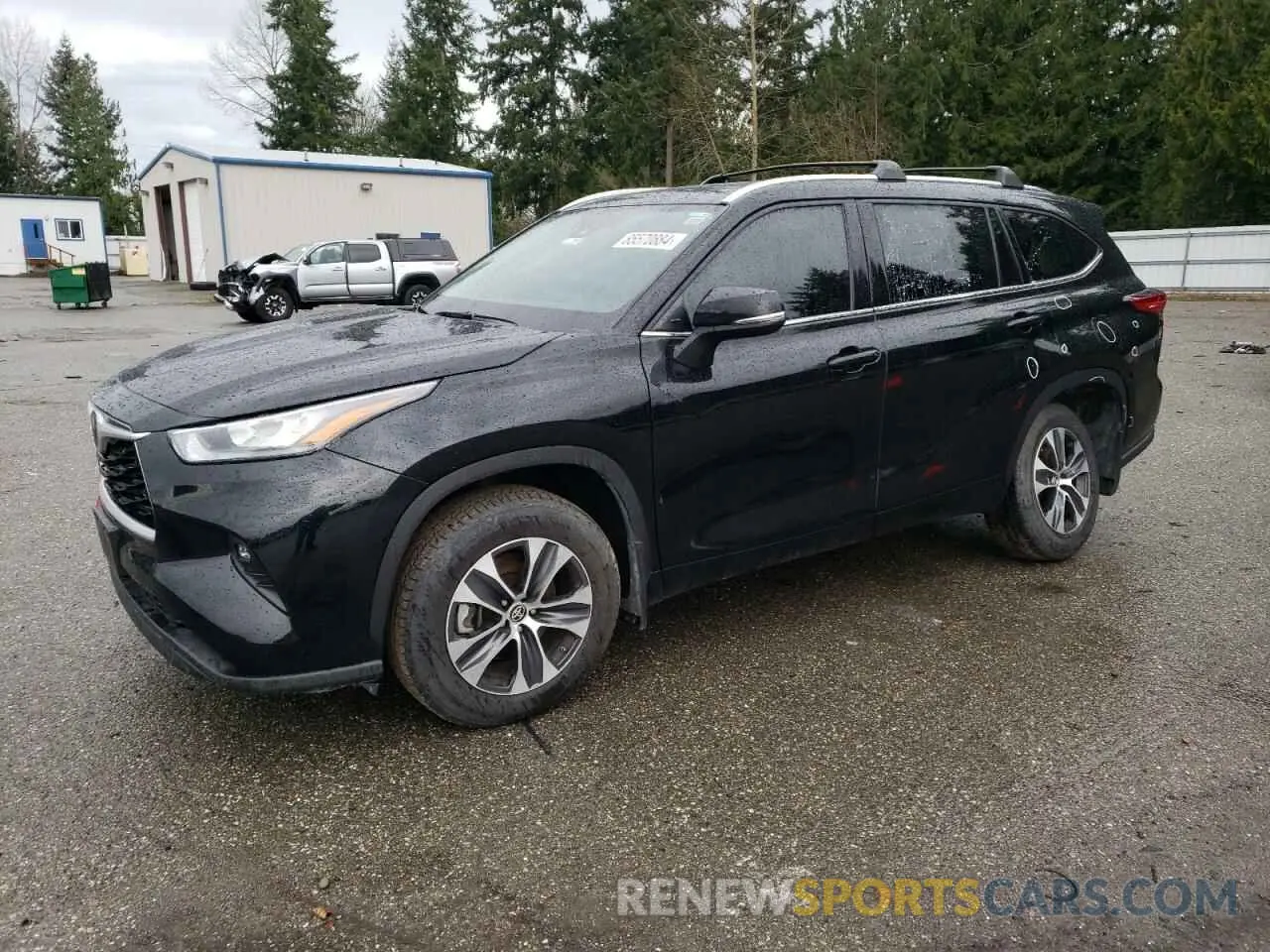 1 fotografías del automóvil dañado 5TDGZRBHXLS521370 TOYOTA HIGHLANDER 2020