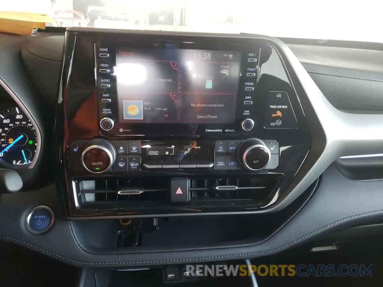 9 fotografías del automóvil dañado 5TDHARAH2LS001497 TOYOTA HIGHLANDER 2020