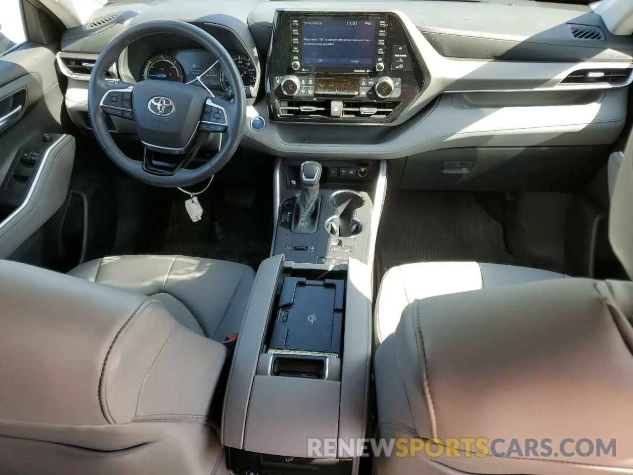 8 fotografías del automóvil dañado 5TDHBRCH0LS513253 TOYOTA HIGHLANDER 2020