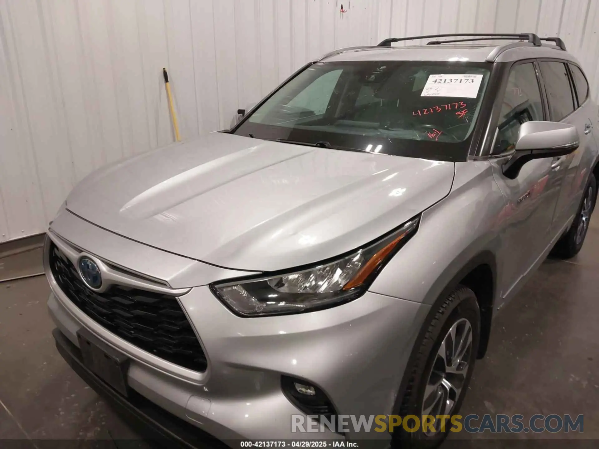 6 fotografías del automóvil dañado 5TDHBRCH0LS514290 TOYOTA HIGHLANDER 2020