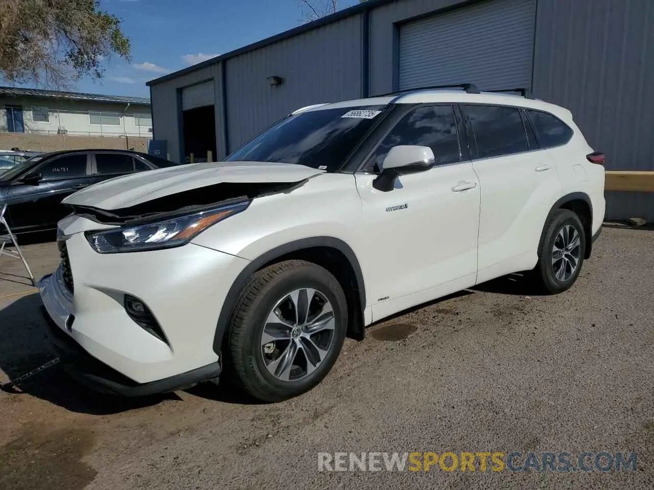 1 fotografías del automóvil dañado 5TDHBRCH1LS508837 TOYOTA HIGHLANDER 2020