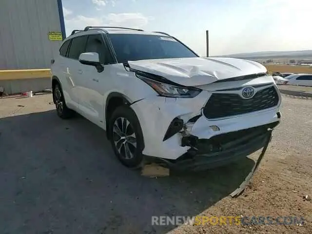 13 fotografías del automóvil dañado 5TDHBRCH1LS508837 TOYOTA HIGHLANDER 2020