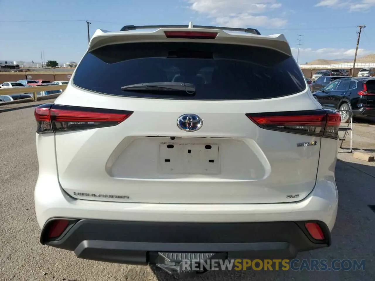 6 fotografías del automóvil dañado 5TDHBRCH1LS508837 TOYOTA HIGHLANDER 2020