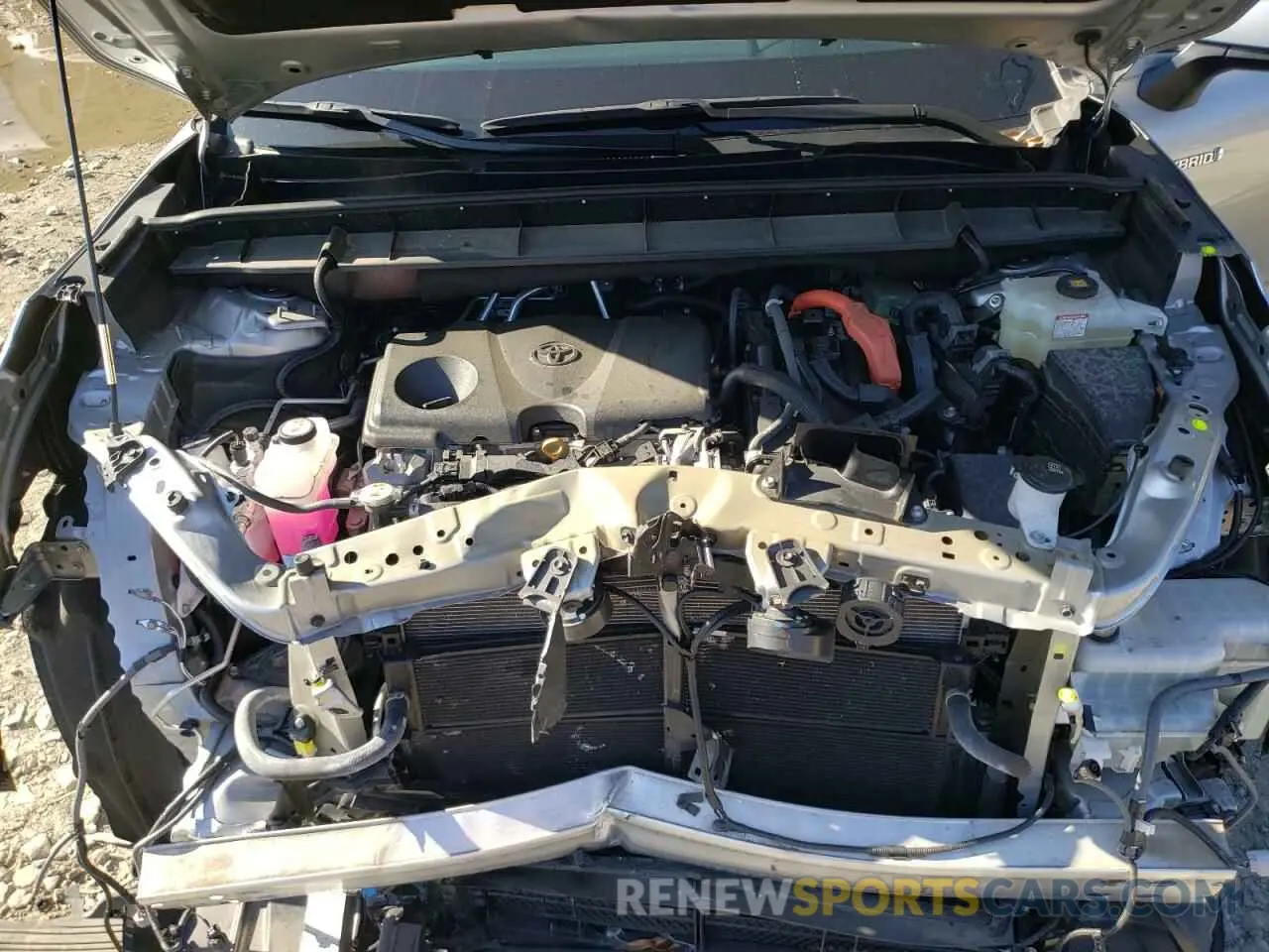 7 fotografías del automóvil dañado 5TDHBRCH2LS503677 TOYOTA HIGHLANDER 2020