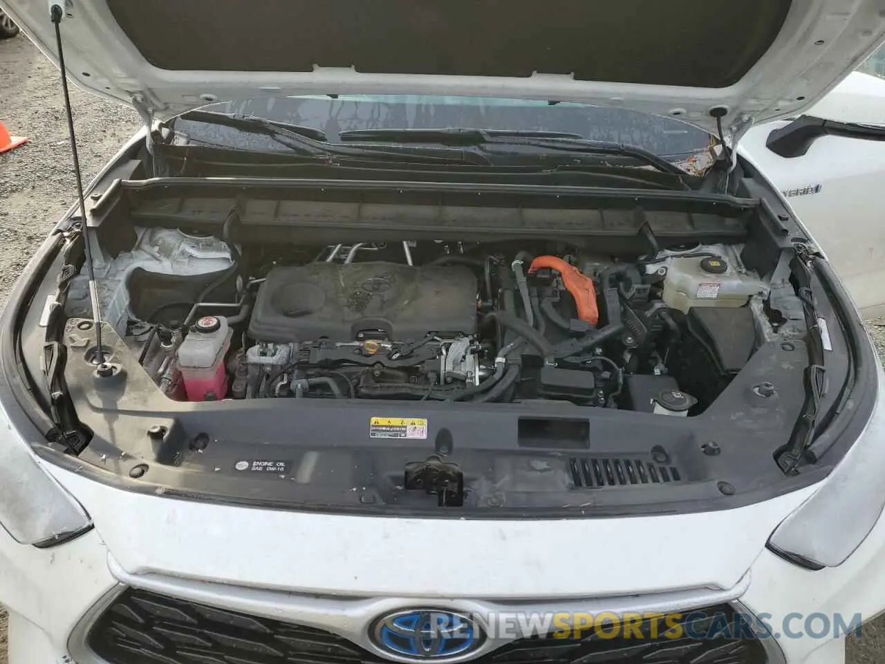 12 fotografías del automóvil dañado 5TDHBRCH3LS500738 TOYOTA HIGHLANDER 2020