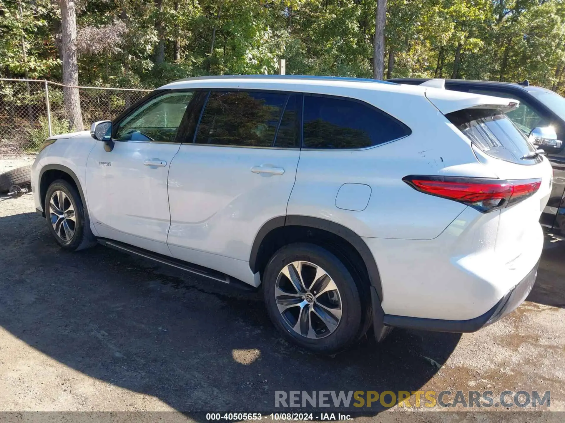 3 fotografías del automóvil dañado 5TDHBRCH3LS508354 TOYOTA HIGHLANDER 2020