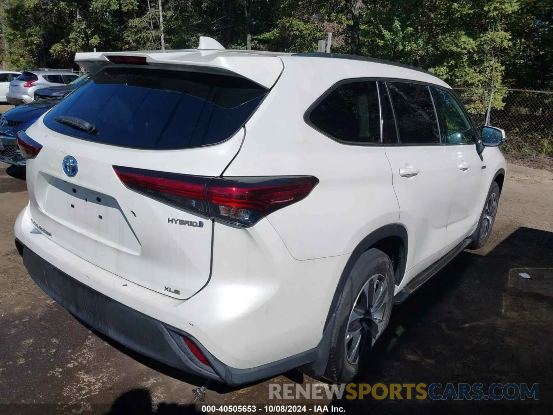4 fotografías del automóvil dañado 5TDHBRCH3LS508354 TOYOTA HIGHLANDER 2020