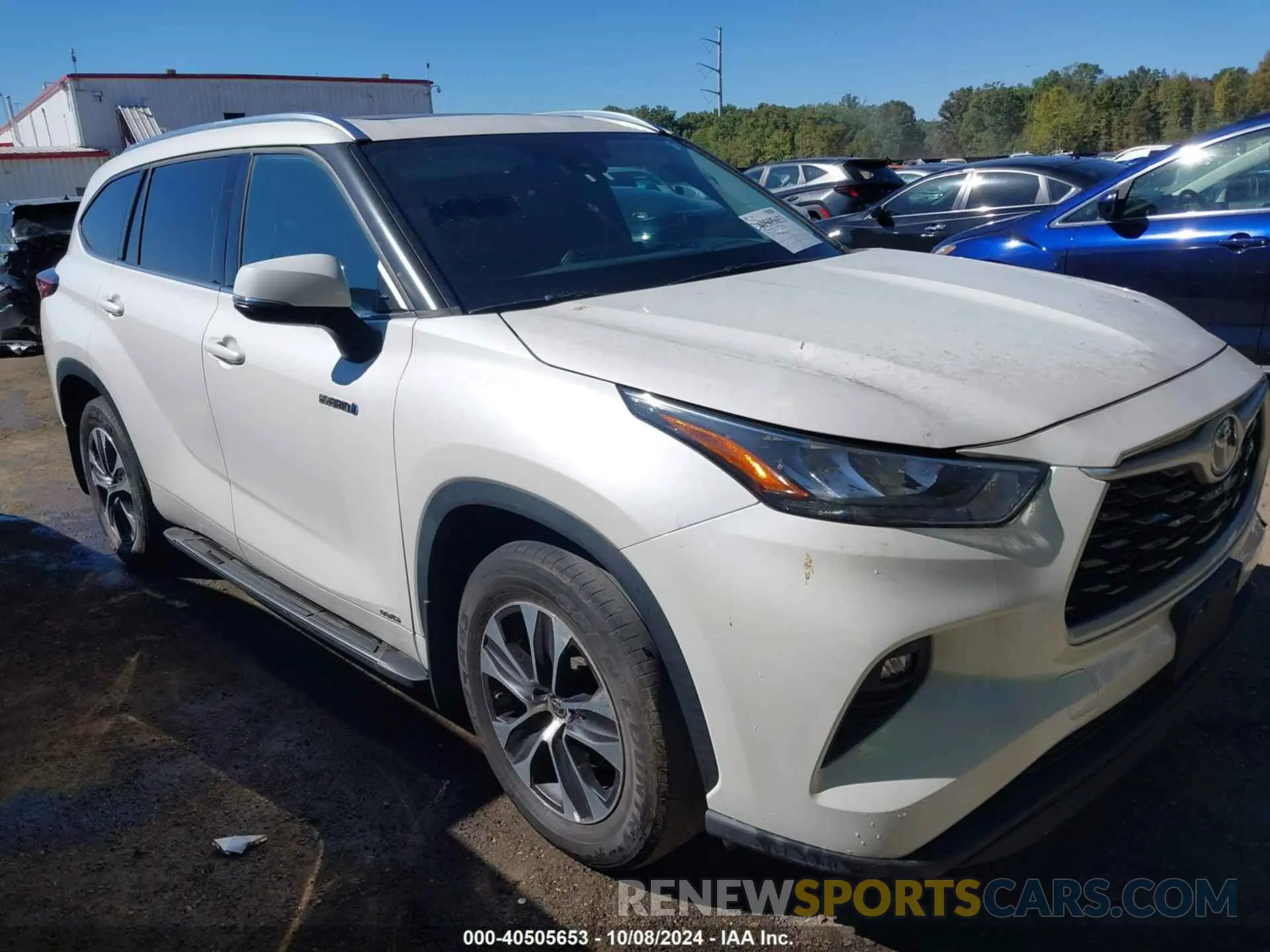 6 fotografías del automóvil dañado 5TDHBRCH3LS508354 TOYOTA HIGHLANDER 2020