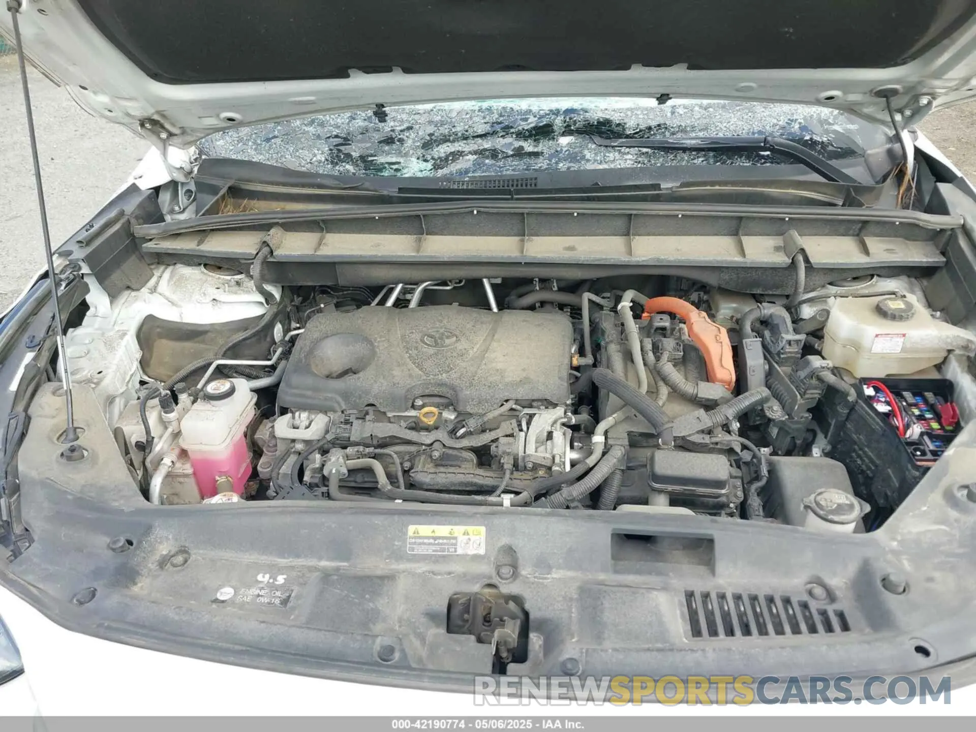 10 fotografías del automóvil dañado 5TDHBRCH3LS510590 TOYOTA HIGHLANDER 2020
