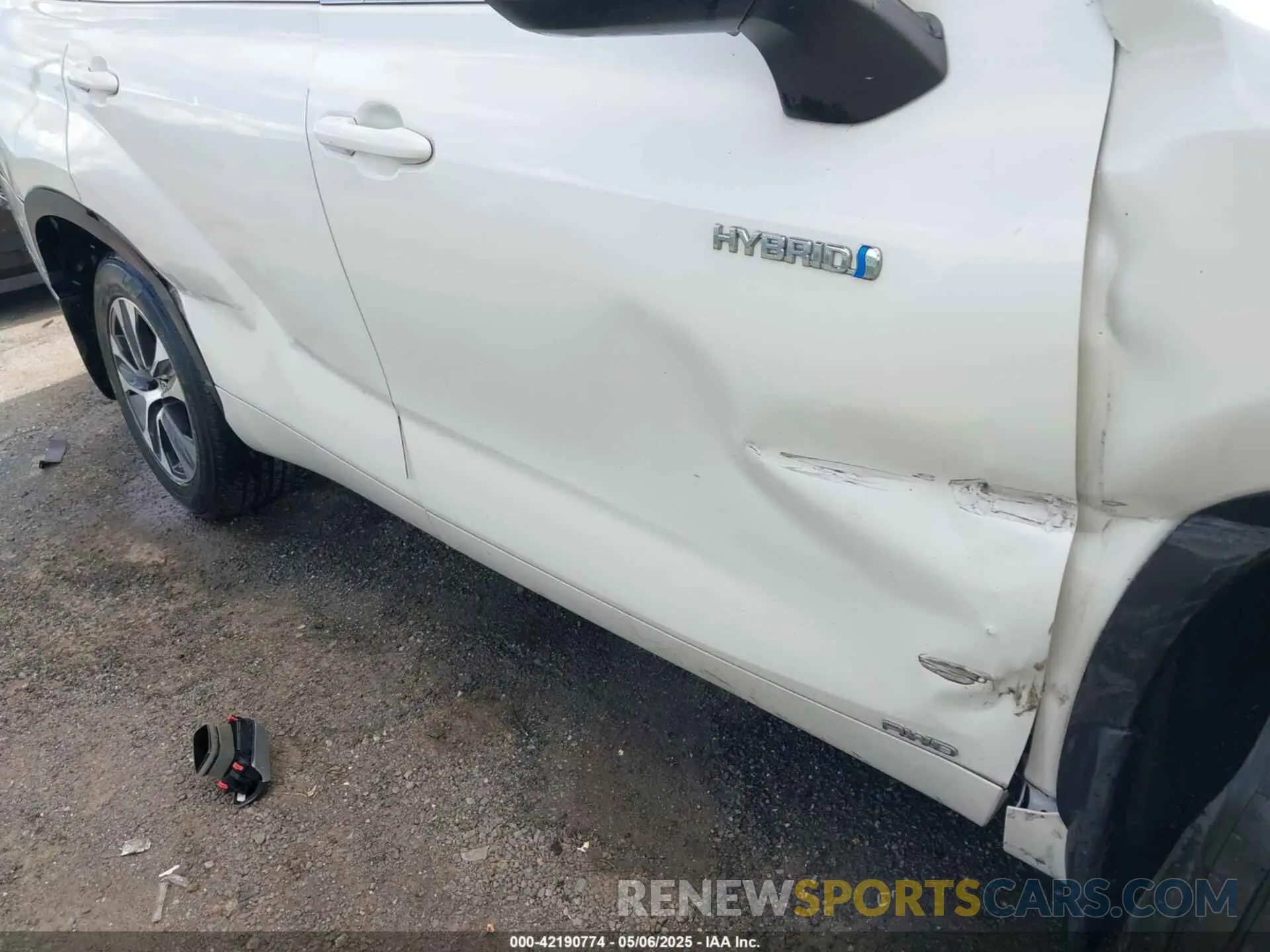 18 fotografías del automóvil dañado 5TDHBRCH3LS510590 TOYOTA HIGHLANDER 2020