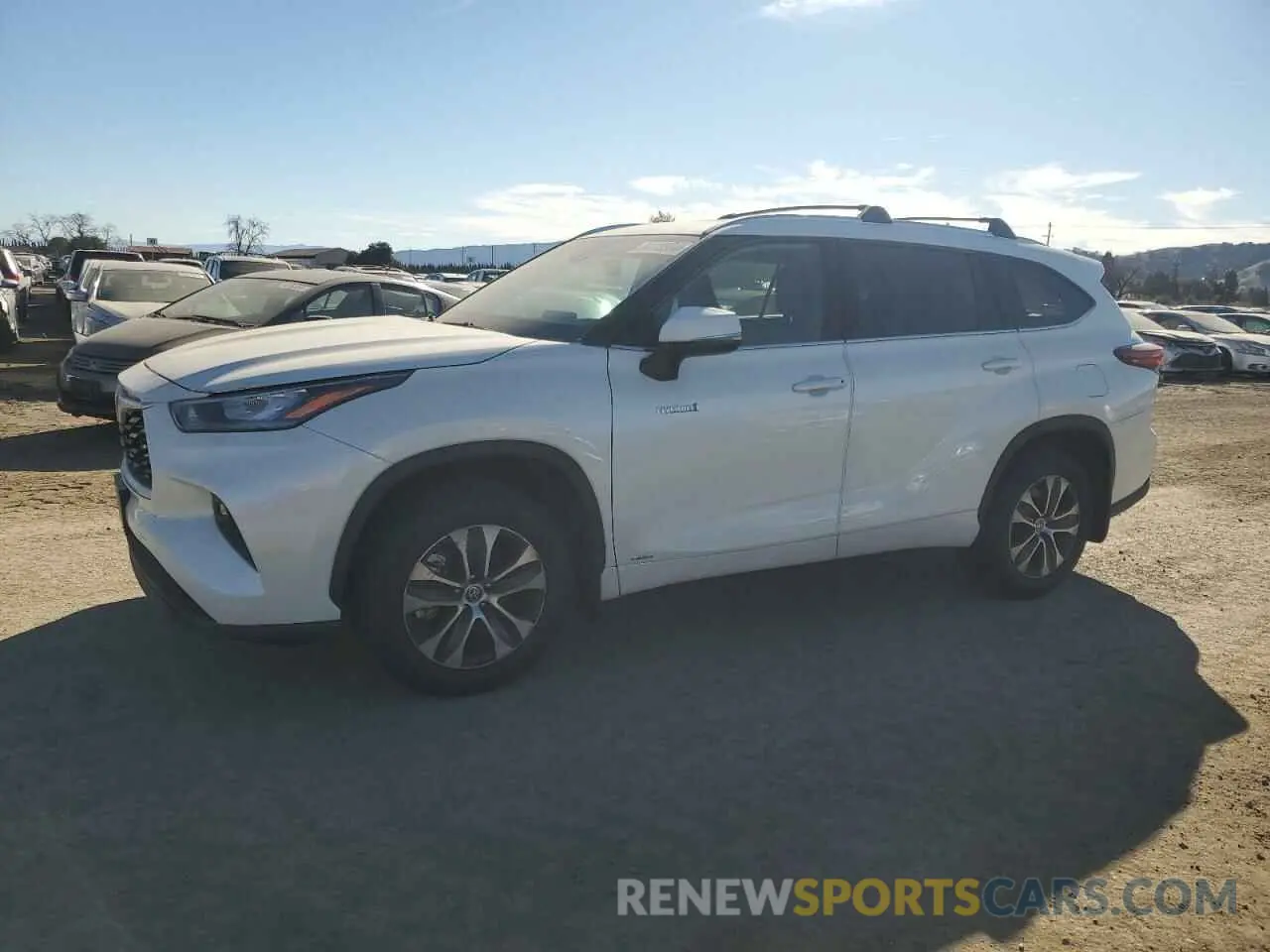 1 fotografías del automóvil dañado 5TDHBRCH4LS506774 TOYOTA HIGHLANDER 2020