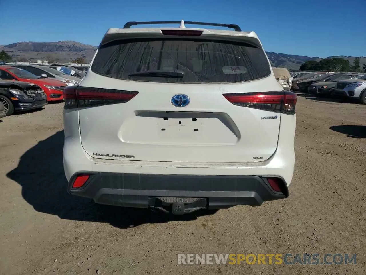 6 fotografías del automóvil dañado 5TDHBRCH4LS506774 TOYOTA HIGHLANDER 2020