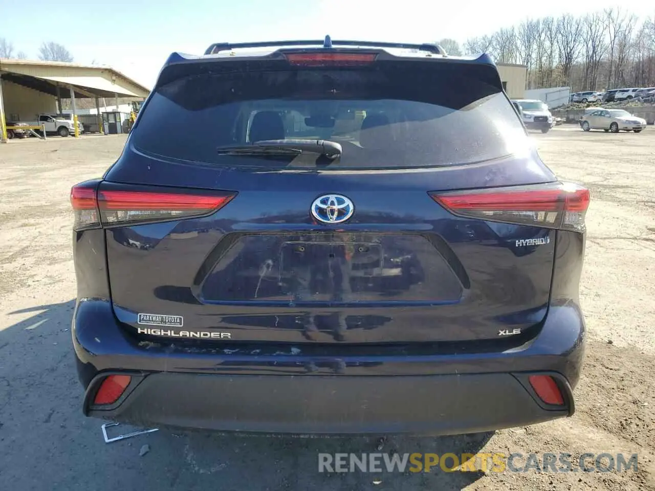 6 fotografías del automóvil dañado 5TDHBRCH5LS503821 TOYOTA HIGHLANDER 2020
