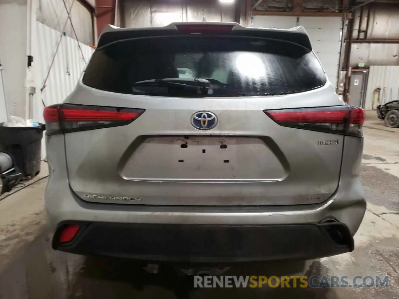 6 fotografías del automóvil dañado 5TDHBRCH6LS502256 TOYOTA HIGHLANDER 2020