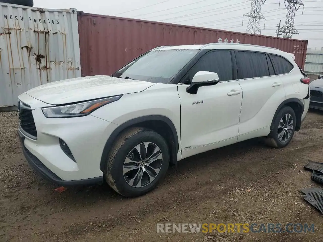 1 fotografías del automóvil dañado 5TDHBRCH7LS503884 TOYOTA HIGHLANDER 2020