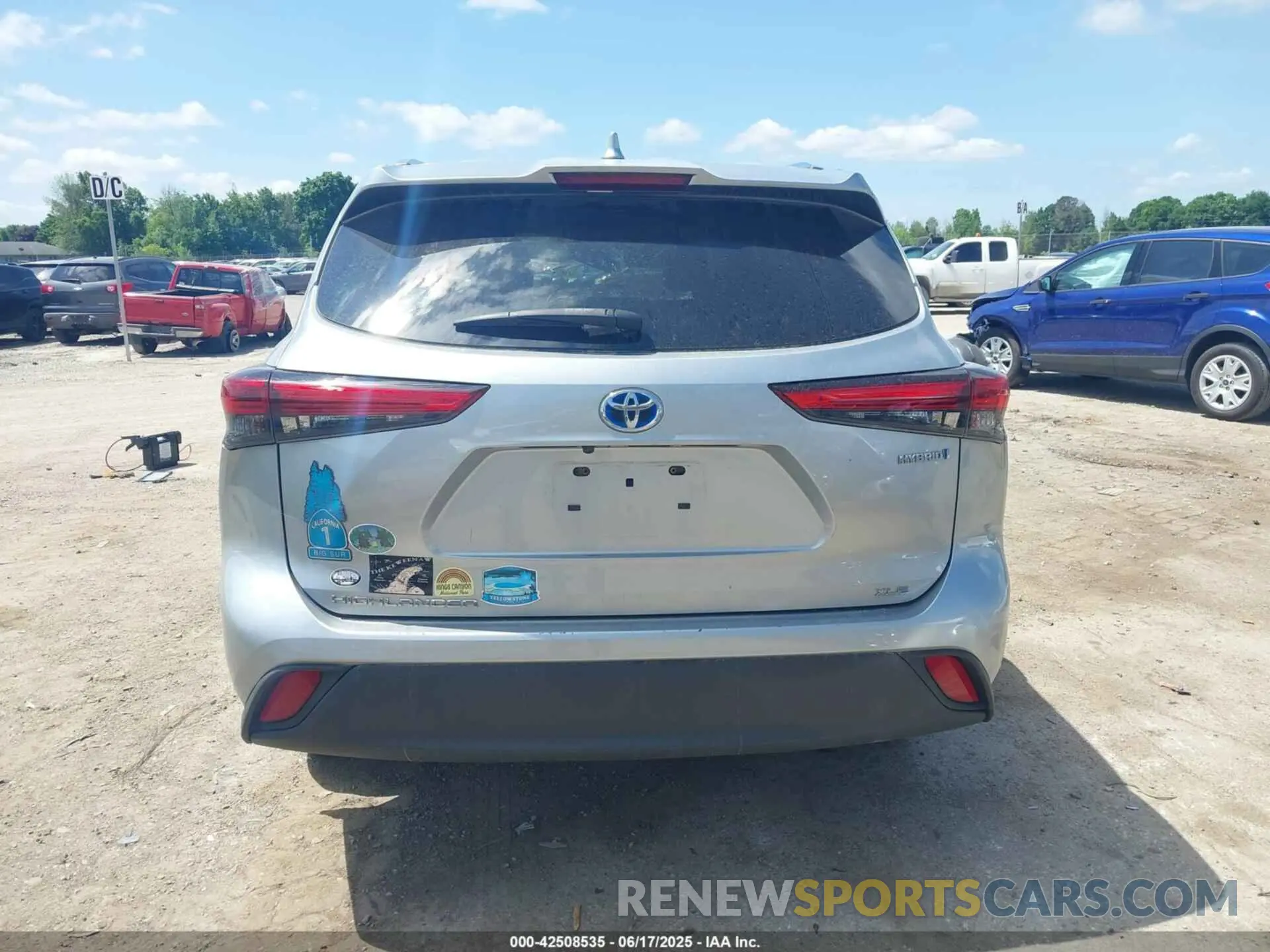 16 fotografías del automóvil dañado 5TDHBRCH9LS502798 TOYOTA HIGHLANDER 2020