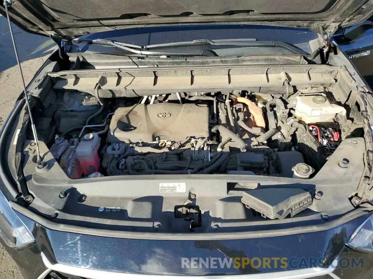 11 fotografías del automóvil dañado 5TDHBRCHXLS505502 TOYOTA HIGHLANDER 2020