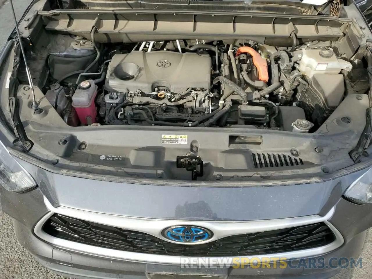 12 fotografías del automóvil dañado 5TDHBRCHXLS512661 TOYOTA HIGHLANDER 2020