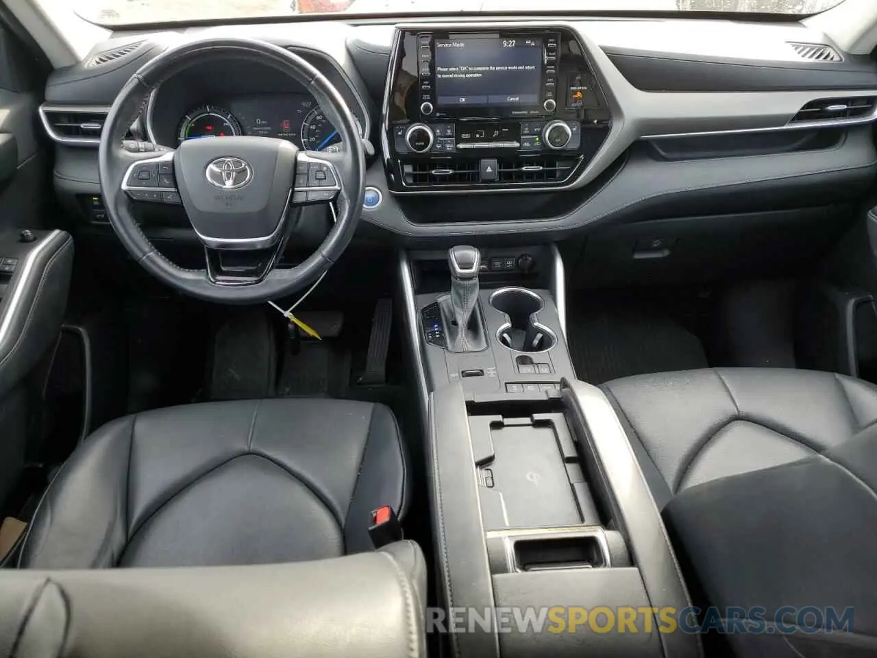 8 fotografías del automóvil dañado 5TDHBRCHXLS512661 TOYOTA HIGHLANDER 2020