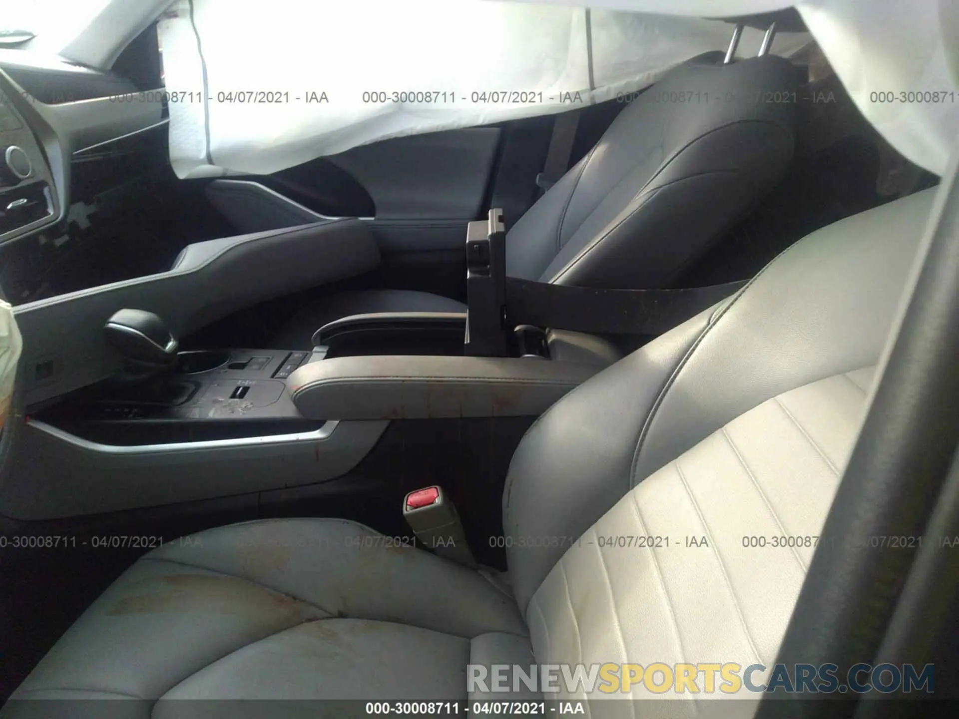 5 fotografías del automóvil dañado 5TDHZRAH1LS505547 TOYOTA HIGHLANDER 2020